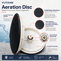 Diffuseur d'air hydroponique à disque YUTANK, aérateur, filtration d'oxygène à haute efficacité, garantie 1 an, 1000 L/heure