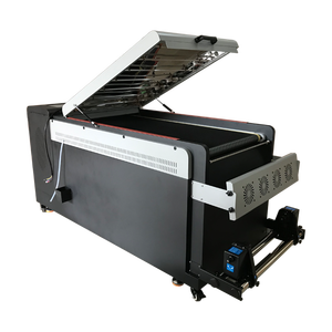 60cm dört kafaları otomatik Dtf yazıcı konveyör bant çalkalayıcı ile dokunmatik ekran toz sallayarak makinesi - Product Image 2