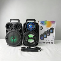 Haut-parleur Subwoofer Professionnel 6,5 Pouces Portable Sans Fil Audio Son Personnalisé Poignée Randonnée Extérieur Coque Robuste Usine