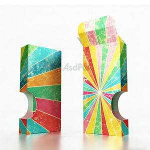 Child-Resistant Eco-Friendly Waterproof Food Grade Art <b>Paper</b> Cartridge Packaging with Custom Printing for Disposable Devices - Product Image 2