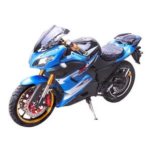 มอเตอร์ไซค์แข่งความเร็วสูง 3000W แบตเตอรี่ 72V 50AH ความเร็ว 61-80 กม./ชม. ระบบกันสะเทือนไฮดรอลิก ระยะทางไกล - Product Image 4