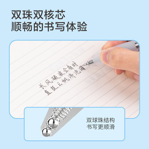 Deli SA227 Neutral Pen 0.5mm Black ST Tip Quick-Drying Cloud Grip Office School Use - Product Image 4