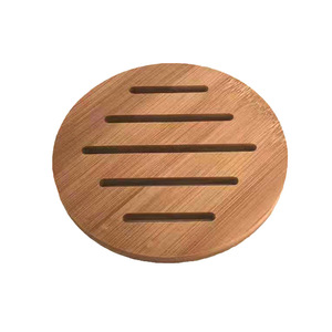Posavasos Redondo de Bambú Japonés, Aislante del Calor, Ecológico, de Madera, para Tazas de Café, Platos y Servilletas - Product Image 4