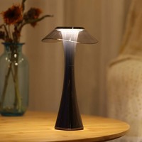 Lampe de table transfrontalière moderne et minimaliste à taille fine, avec chargeur USB intégré, batterie incluse, veilleuse d'ambiance