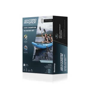 <span class=keywords><strong>Kayak</strong></span> Inflable Bestway 65131 <span class=keywords><strong>Hydro</strong></span> <span class=keywords><strong>Force</strong></span> Cove Champion X2 para 2 Personas, 3.31 m X 88 cm, <span class=keywords><strong>Kayak</strong></span> de Pesca Inflable para 2 Personas - Product Image 6