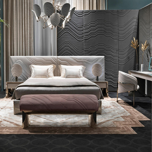 <strong>Beauty</strong> Italian <strong>Bed</strong> Luxury Bedroom Furniture Genuine Leather Modern Designs Queen king Smart Luxury Double <strong>Bed</strong> - Product Image 1