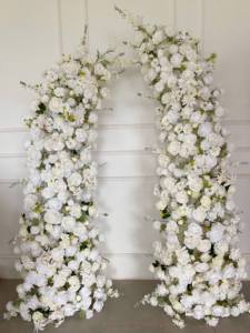Çok Satan Yüksek Kaliteli Yapay Çiçek Kemeri, İpek Yapay Çiçek Düğün Dekorasyon Kemeri - Product Image 2