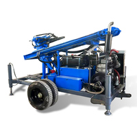 Machine portative de forage de puits d'eau de 300m équipement de forage de forage plate-forme de forage de 300m pour la construction de puits