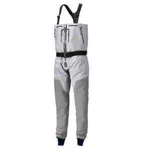 Cuissardes <span class=keywords><strong>de</strong></span> pêche et <span class=keywords><strong>de</strong></span> <span class=keywords><strong>chasse</strong></span> convertibles sans fermeture éclair, 4 couches, pour hommes, avec joints <span class=keywords><strong>de</strong></span> cheville en latex, imperméables - Product Image 1