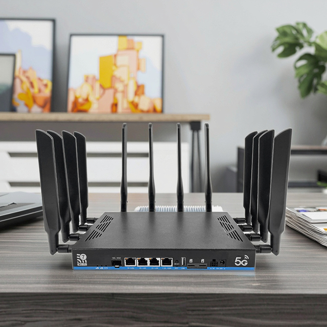BE19000 WiFi 7 Router with Dual 5G Modems 4x4 MU-MIMO for High Density Areas