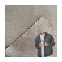 Tissu en suède extensible 100 % polyester 300 GSM en gros pour vêtements, ameublement, textile de maison et tissu d'extérieur