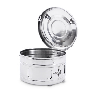 Tanque de Almacenamiento de Acero Inoxidable de 17 cm, Contenedor de Esterilización Médica para Instrumentos y Medicamentos - Product Image 3