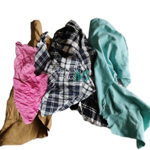 Trapos de punto de algodón 100%, buenas toallitas industriales absorbentes para limpiar y limpiar residuos textiles, categorías de productos - Product Image 1