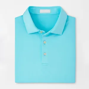 Camicie a sublimazione vuote con logo personalizzato per golf 100 polo in cotone mercerizzato bianco poliestere