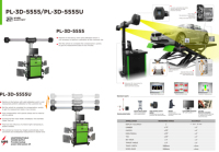 PULI PL-3D-5555U otomatik kamera Bar parçaları tekerlek Aligner 3D araba tekerlek hizalama makinesi