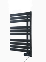 Radiateur à serviettes chauffant en métal à commande numérique intelligente avec protection contre la surchauffe, contrôlé par application, économie d'énergie, mural, 500W