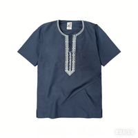 Qamis islamique pour enfants, style Dubaï et saoudien, pour l'Aïd et les mariages, en polyester, grande taille, infroissable, respirant, longueur au sol