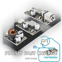 Modul Pengisian Cepat Konverter DC/DC Antarmuka Tipe-C PD65W Komunikasi I2C Mendukung PD3.1 PPS QC3.0 Kit Papan Pengembangan Baru