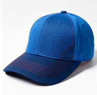 Casquette de baseball d'été pour homme, transfrontalière, en coton PVC, 6 panneaux, réglable, style Ins, motif géométrique, broderie