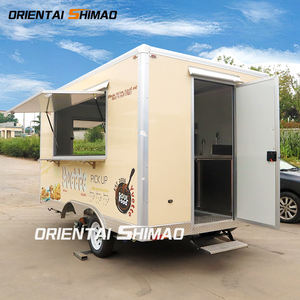 Nouvelle <span class=keywords><strong>remorque</strong></span> de concession de restauration rapide de camion de café et de crème glacée de rue faite de maïs certifiée par le DOT pour les restaurants - Product Image 2