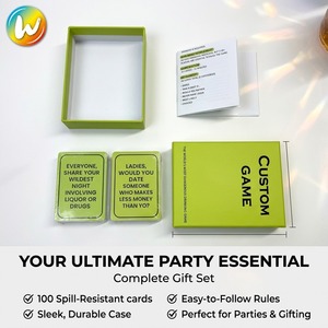 <span class=keywords><strong>Juegos</strong></span> de Cartas Personalizados con Logotipo, Barajas de Cartas en Blanco <span class=keywords><strong>para</strong></span> Parejas, Juego <span class=keywords><strong>para</strong></span> Citas Nocturnas, Juego de Cartas Personalizado <span class=keywords><strong>para</strong></span> Adultos con Caja - Product Image 6