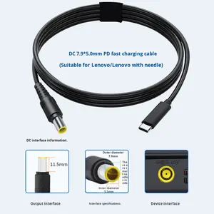 <span class=keywords><strong>สาย</strong></span>อะแดปเตอร์ <span class=keywords><strong>TYPE</strong></span>-<span class=keywords><strong>C</strong></span> เป็น DC4530HPO 65W รองรับการชาร์จเร็ว รุ่น CX1106 สำหรับแล็ปท็อปหลายรุ่น - Product Image 6