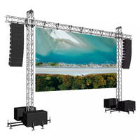 Iglesia Back Dj Concierto Evento Telón de fondo Etapa P4.81 Panel de alquiler LED P3.91 P4.81 Pantalla de pared LED Pantalla de panel de video