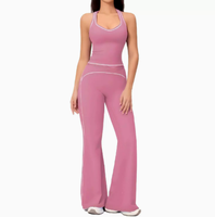 Ensemble de yoga pour femmes : soutien-gorge de sport et short à séchage rapide pour la course en extérieur et la gym – Collection Automne