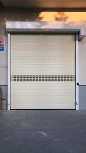 Gatillo de emergencia para puerta de cierre rápido industrial Cierre de paneles de calibre pesado Alarma vinculada al sistema de seguridad para control de riesgos - Product Image 4