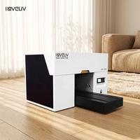 Printer UV Flatbed Desktop Kompak A3 LED UV Inkjet Universal untuk Kayu, Kaca, Akrilik, Kulit, dan Casing Ponsel
