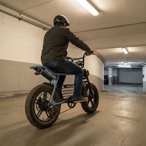 Bicicleta Eléctrica Urbana Compacta de Giro Rápido con Horquilla de Suspensión Delantera, Bicicleta Eléctrica para Estacionamiento en Centros Urbanos y Rampas de Garajes - Product Image 5