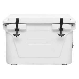 Kotak Pendingin Mobil Portabel 50QT Warna Putih untuk Berkemah di Luar Ruangan, Bahan PE Modern, Pendingin Makanan & Minuman 48 Jam dan Penghangat Makanan Panas - Product Image 1