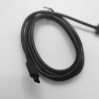 Câble USB-C en PVC entièrement plastique de 3,15 m, directement de l'usine, pour téléphones portables et écouteurs, charge rapide et transfert de données