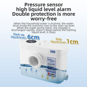 Sofar W12B <span class=keywords><strong>Pompe</strong></span> électrique <span class=keywords><strong>de</strong></span> levage des <span class=keywords><strong>eaux</strong></span> <span class=keywords><strong>usées</strong></span> des toilettes entièrement automatique haute pression 100-240V pour Villa sous-sol salle <span class=keywords><strong>de</strong></span> bain <span class=keywords><strong>eaux</strong></span> <span class=keywords><strong>usées</strong></span> - Product Image 6