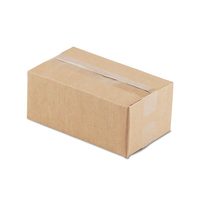 Boîtes en carton ondulé brun pour l'emballage des marchandises, logos personnalisés, carton avec logo