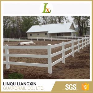 Rail de cheval de clôture en vinyle de qualité supérieure à 3 rails, construction en <span class=keywords><strong>PVC</strong></span> à noyau solide, panneau de clôture extérieur pour centres équestres - Product Image 5