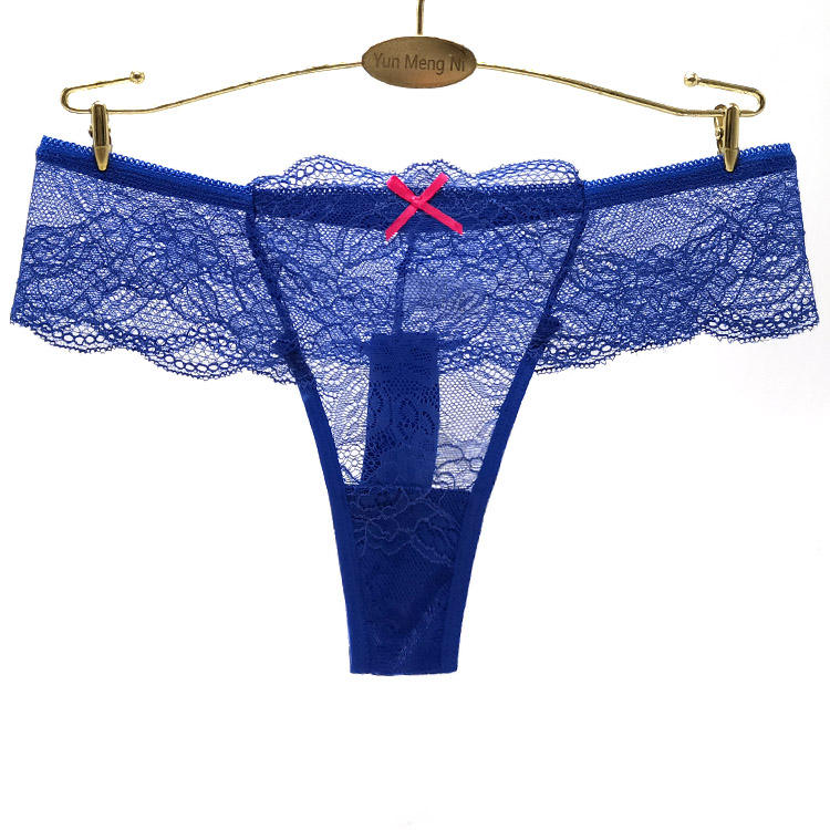 Wholesale Ladies Panties Lace Sexy Lingerie Underwear Women's T-back Thongs