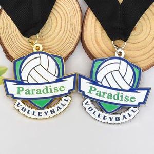 بيع بالجملة تصميم مخصص شعارك الخاص 2D 3D سبائك الزنك الذهب الفضة النحاس ميدالية ميدالية رياضية معدنية - Product Image 2