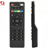 Télécommande de qualité supérieure pour Smart TV Box X96 avec fonction d'apprentissage pour Android TV Box 4K en matériau ABS