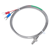 Sonde de capteur de température 700 degrés avec câble de 1/2/3/4/5 m pour contrôleur de température industriel, rondelle de trou de 6 mm, thermocouple de type K/E