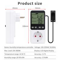 New Design Humidity Temperature Controller Digital Household Thermostat Multi Function Thermostat