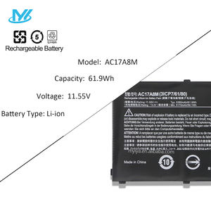بطارية لابتوب Ac17a8m 3icp7/61/80 بجهد 11.55 فولت لأجهزة Acer Spin Sp314 Sf314 Tmx314-51-<span class=keywords><strong>m</strong></span> Mg Tmx3410-mg Tmx3310-<span class=keywords><strong>m</strong></span> - Product Image 2