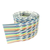 OEM ODM 24/26/28awg 18.12.24/40 Pin Rainbow Color Flach band kabel Für Computer kabel