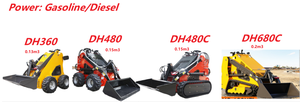 <span class=keywords><strong>Mini</strong></span>-chargeurs télescopiques articulés chinois, <span class=keywords><strong>mini</strong></span>-chargeurs sur roues, petits chargeurs de 400 kg, chargeurs à direction par déplacement - Product Image 2