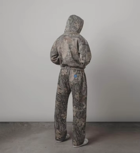 Pantalones <span class=keywords><strong>de</strong></span> Camuflaje Extra Grandes Unisex para Hombre - King Mcgreen Star Y2K Streetwear, Pantalones Deportivos Estampados, Pantalones Casuales Holgados y Sudadera con Capucha - Product Image 2