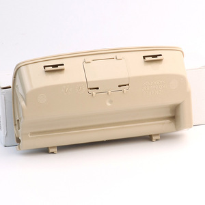 Étui à lunettes 1KD868837 en matériau PC beige pour Volkswagen Tiguan Skoda Superb Passat B7 Golf CC - Product Image 1