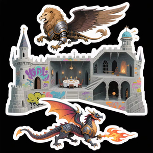 Etiqueta Adhesiva Personalizada con Logotipo Impreso a Prueba de Agua, Vinilo Brillante Holográfico, Corte Personalizado - Product Image 3