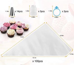 Stainless Steel Decorating Icing Tips <b>Baking</b> Cups Cake Decorating Tips Cake Fans Piping Bags and Tips <b>Set</b> - Product Image 6
