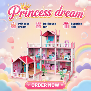 Château de Princesse Lumineux Enchanté : Le Cadeau Idéal DIY pour Filles, la Chambre de Rêve Ultime - Product Image 2