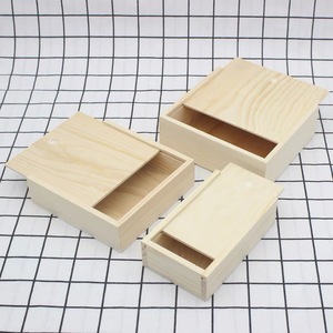 Caja <span class=keywords><strong>de</strong></span> regalo <span class=keywords><strong>de</strong></span> madera sin terminar más barata y personalizada embalaje <span class=keywords><strong>de</strong></span> madera cajas deslizantes <span class=keywords><strong>de</strong></span> madera - Product Image 3